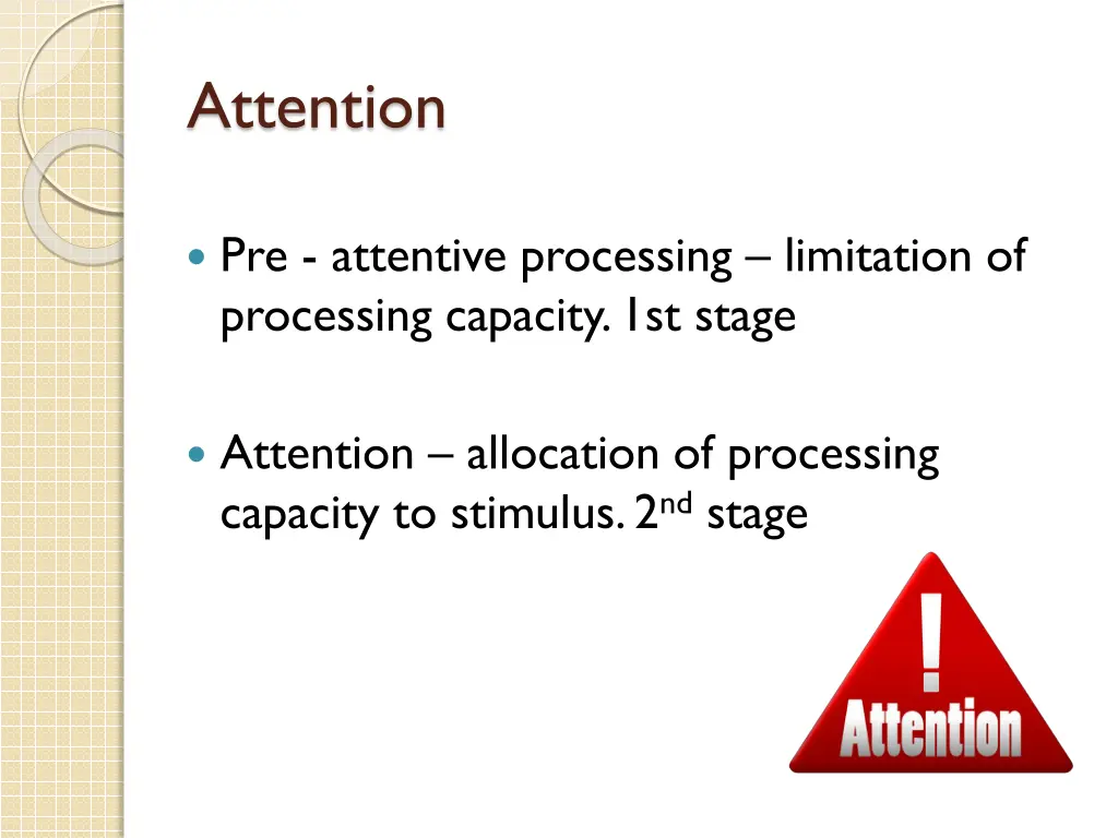 attention