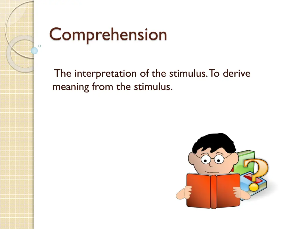 comprehension