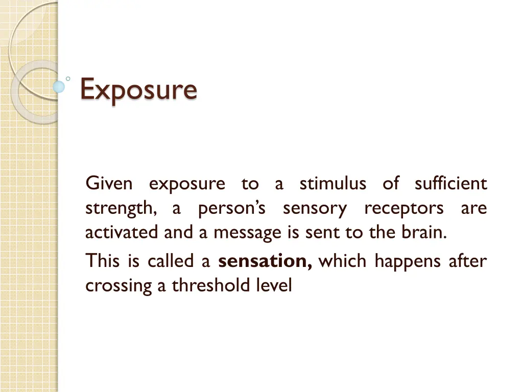 exposure