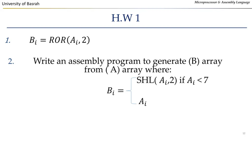 microprocessor assembly language 10