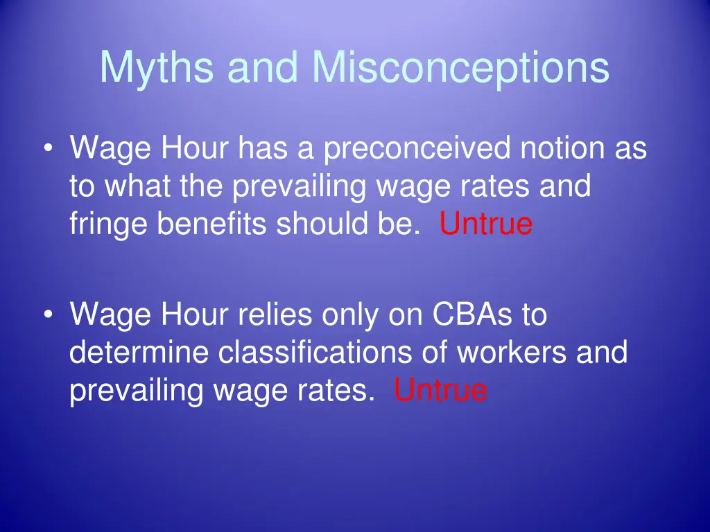 myths and misconceptions 1
