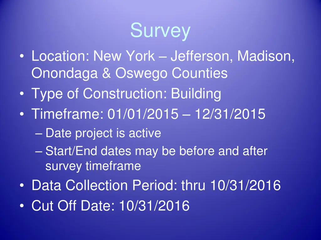 survey