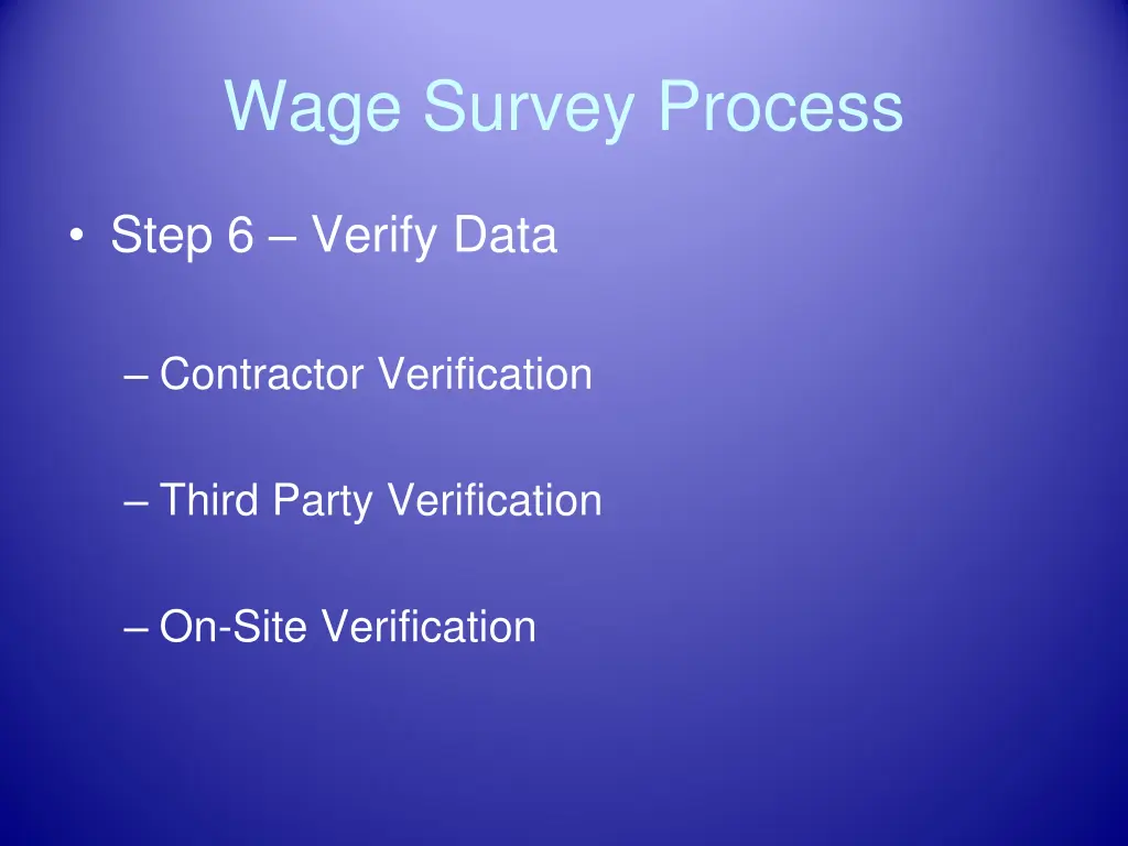 wage survey process 1