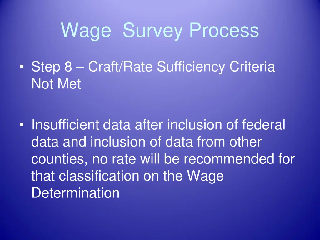 wage survey process 5