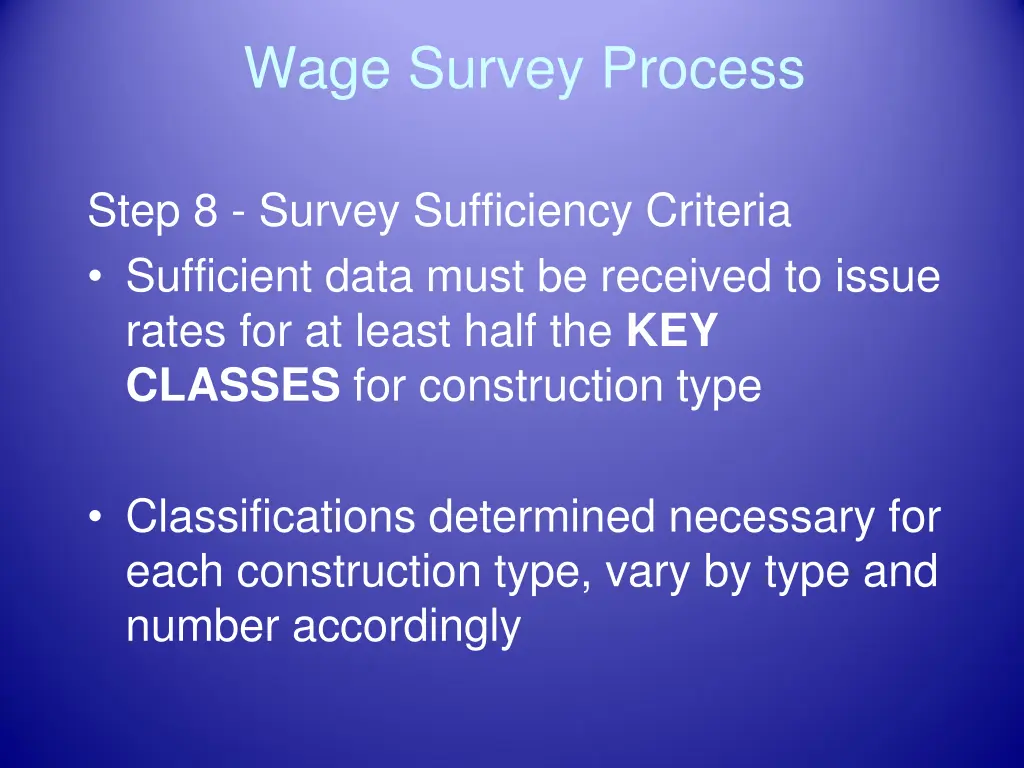 wage survey process 6