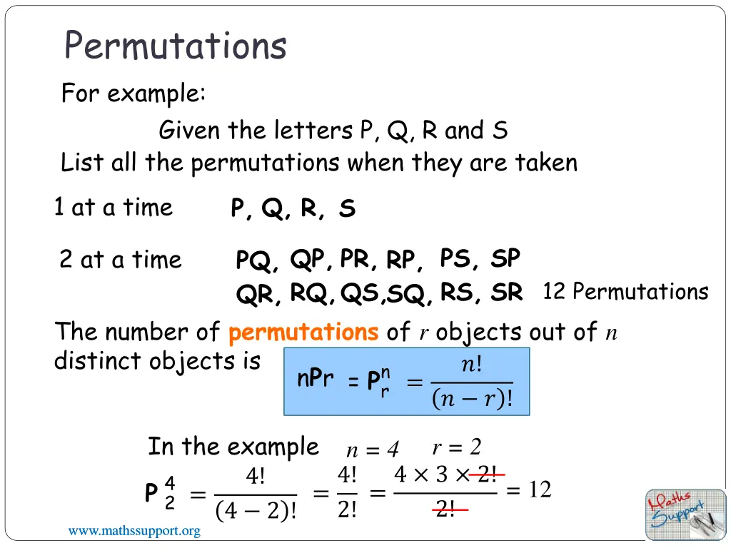 permutations for example