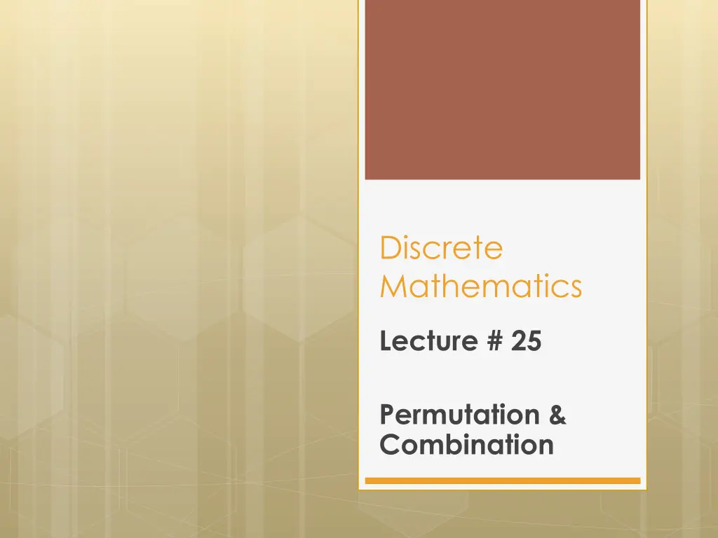 discrete mathematics