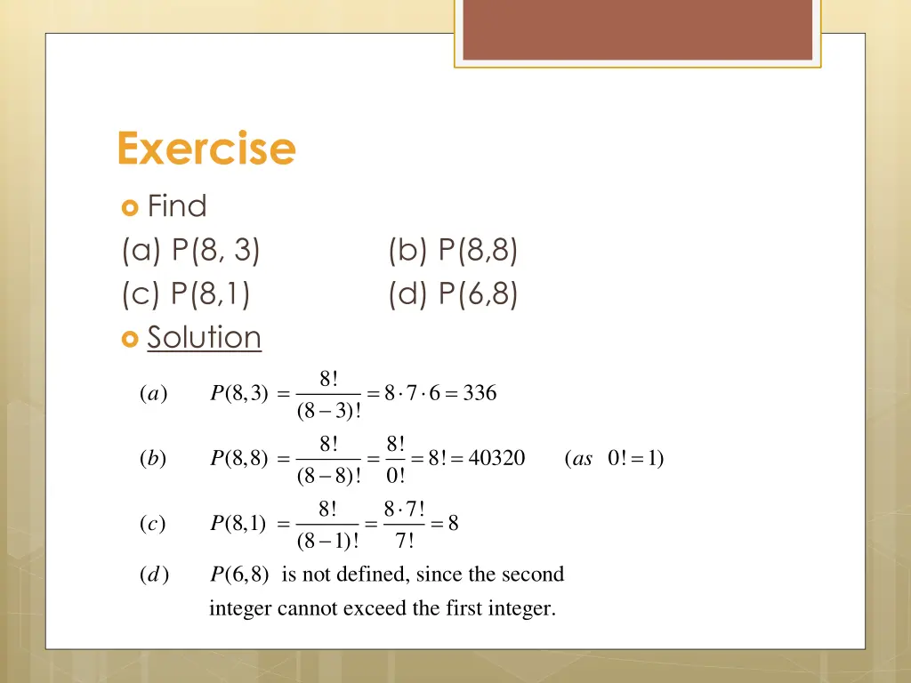 exercise 1