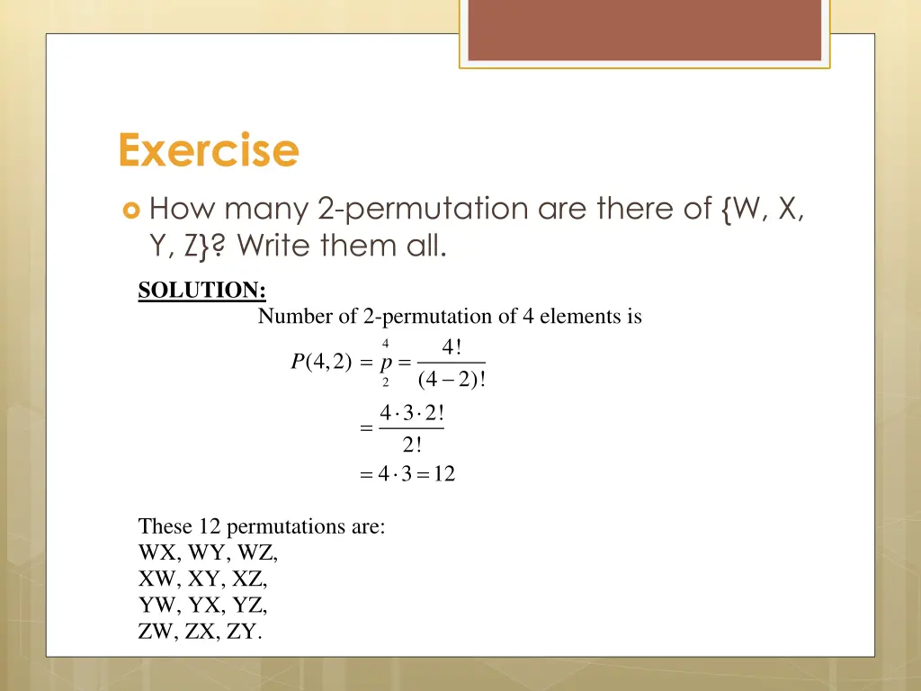 exercise