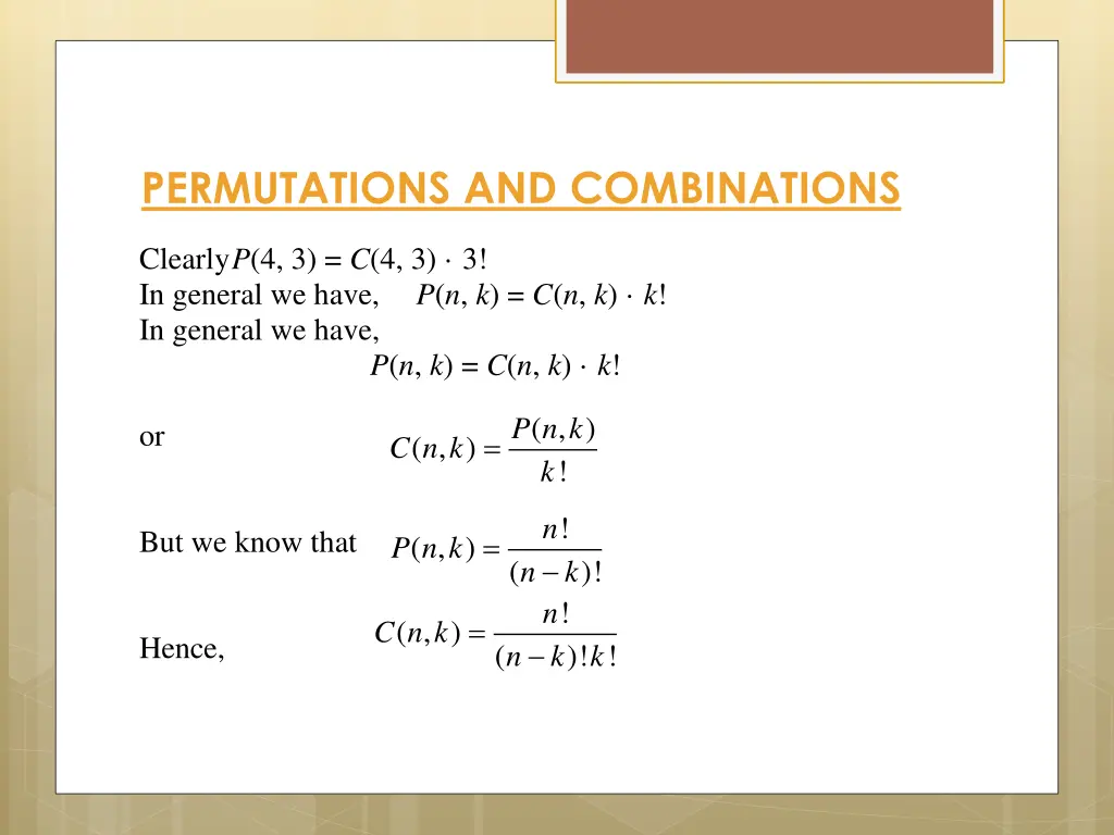 permutations and combinations 1