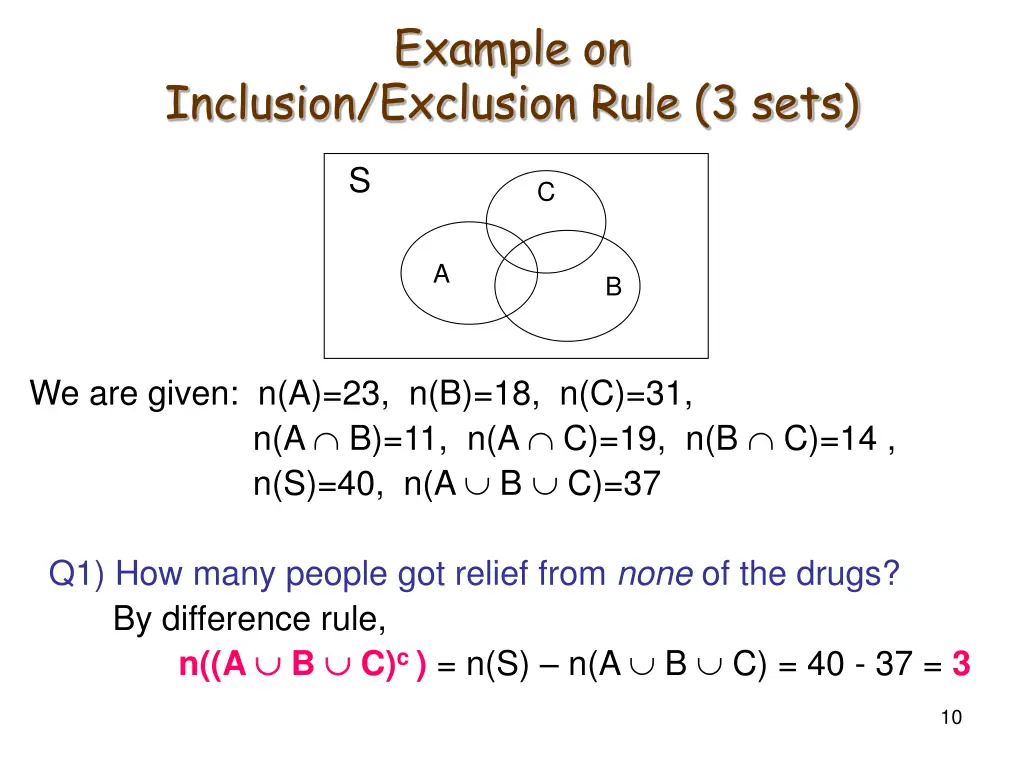 example on 2