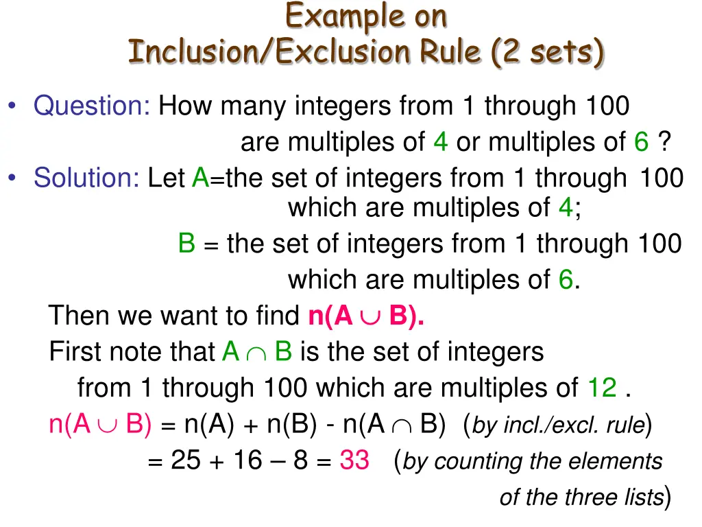 example on