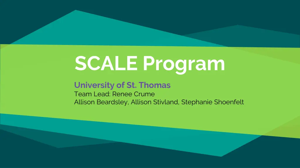 scale program