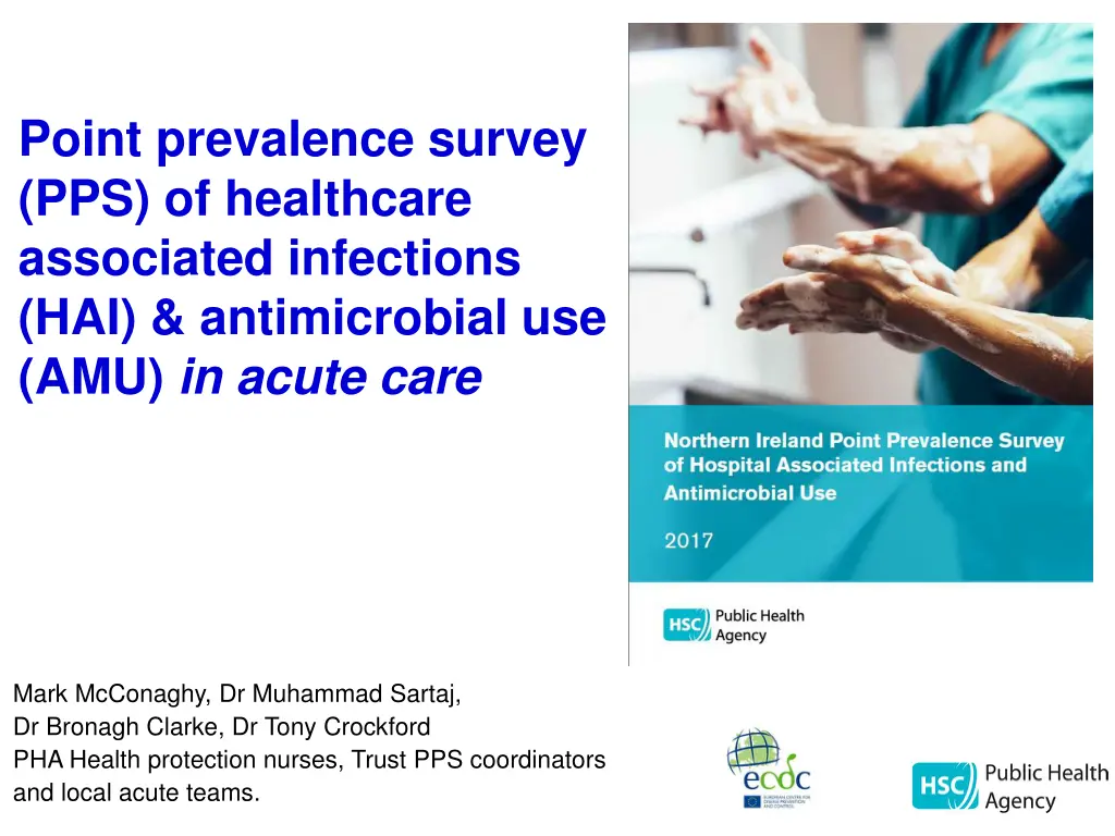 point prevalence survey pps of healthcare