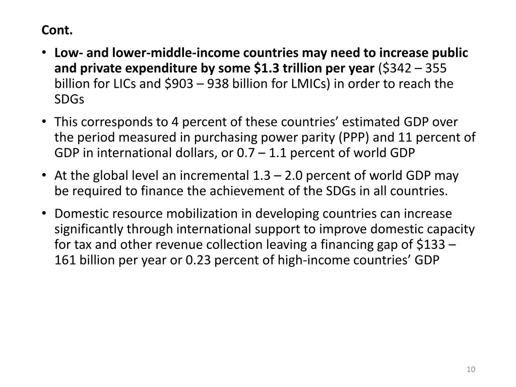 cont low and lower middle income countries