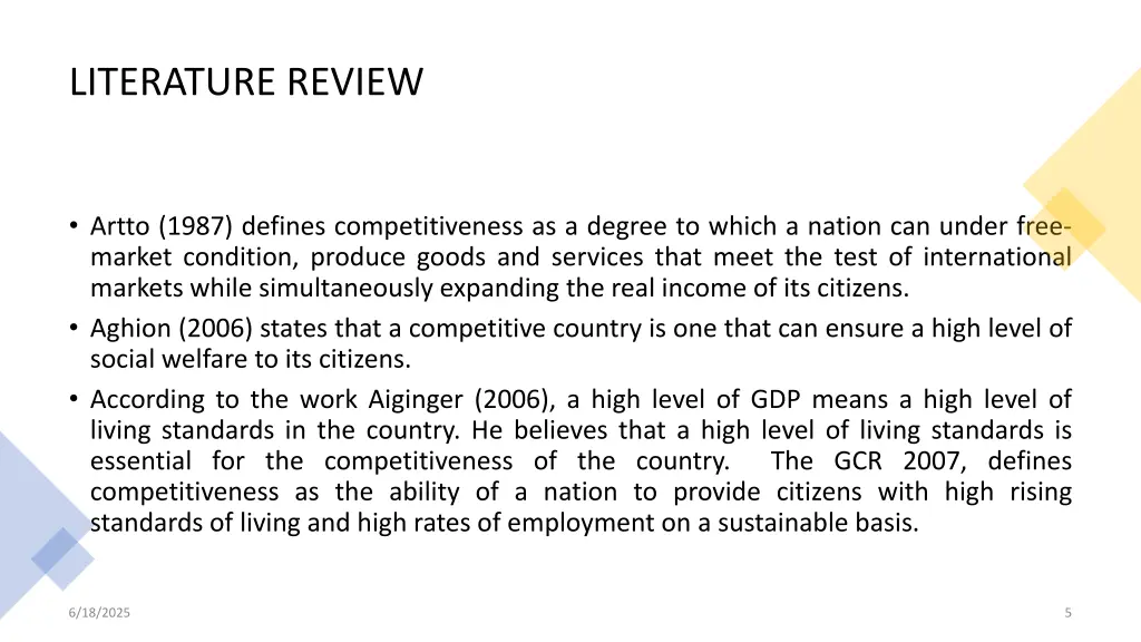literature review