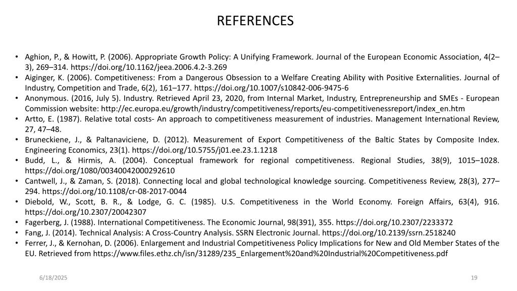 references