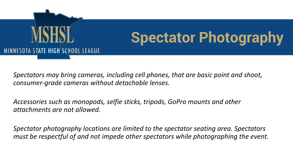 spectator photography