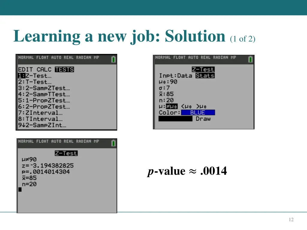 learning a new job solution 1 of 2 1