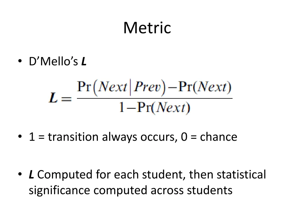 metric