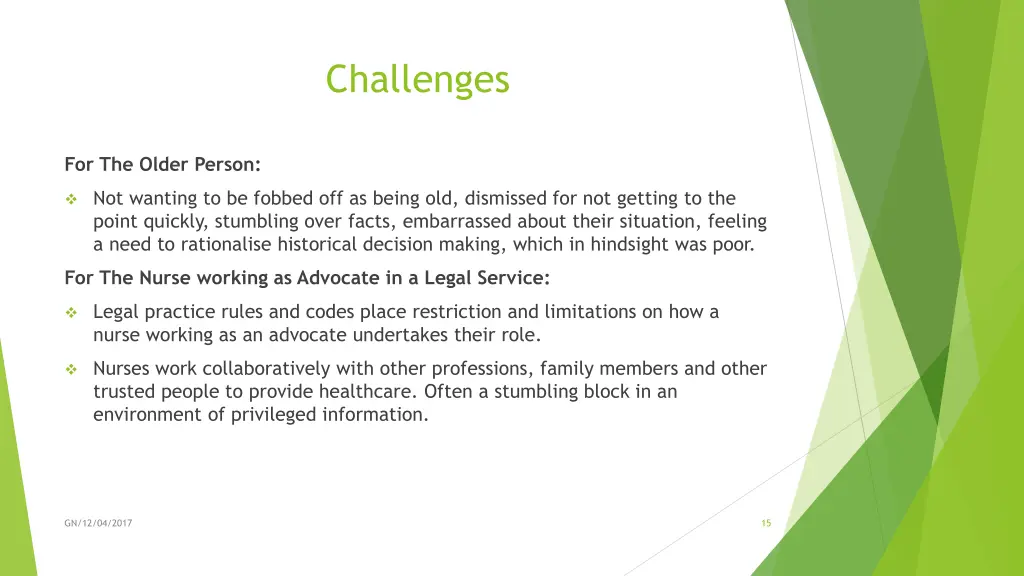 challenges