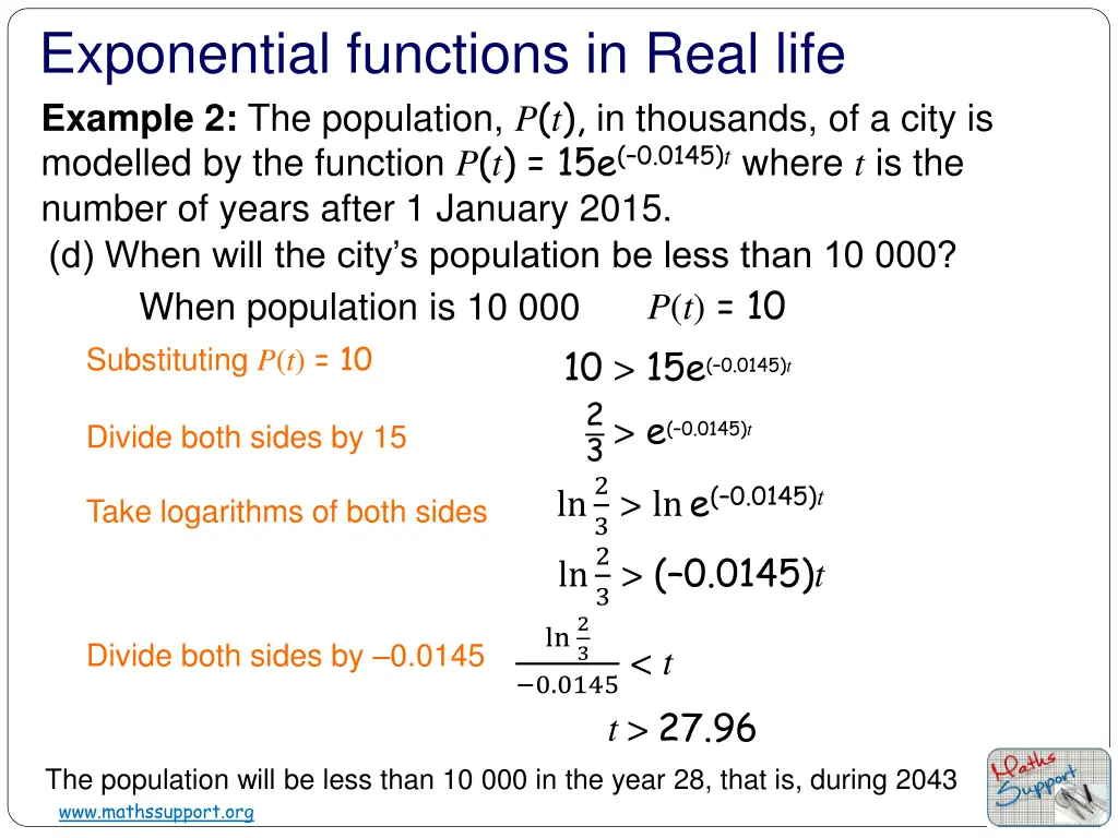 exponential functions in real life example 3