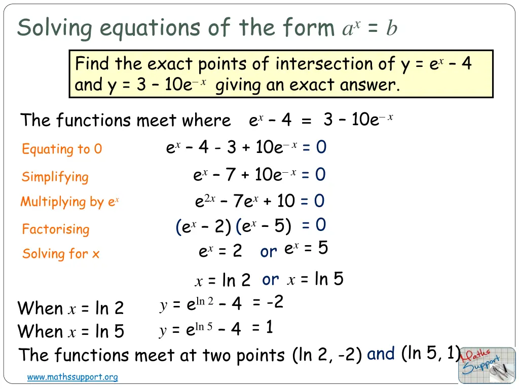 solving equations of the form a x b find