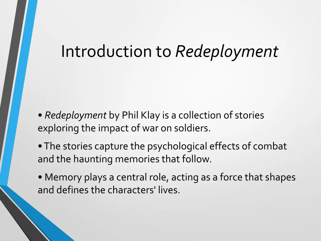 introduction to redeployment