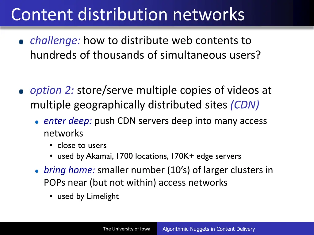 content distribution networks 1