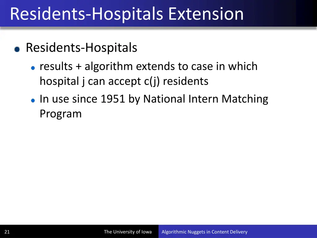 residents hospitals extension