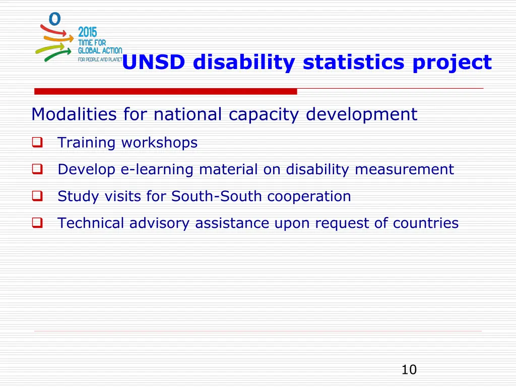 unsd disability statistics project 4