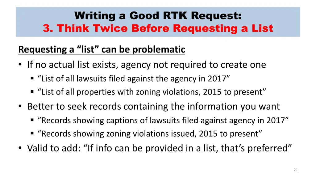 writing a good rtk request 3 think twice before