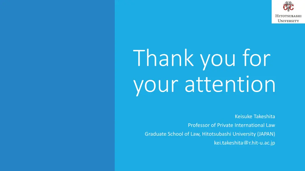 thank you for your attention