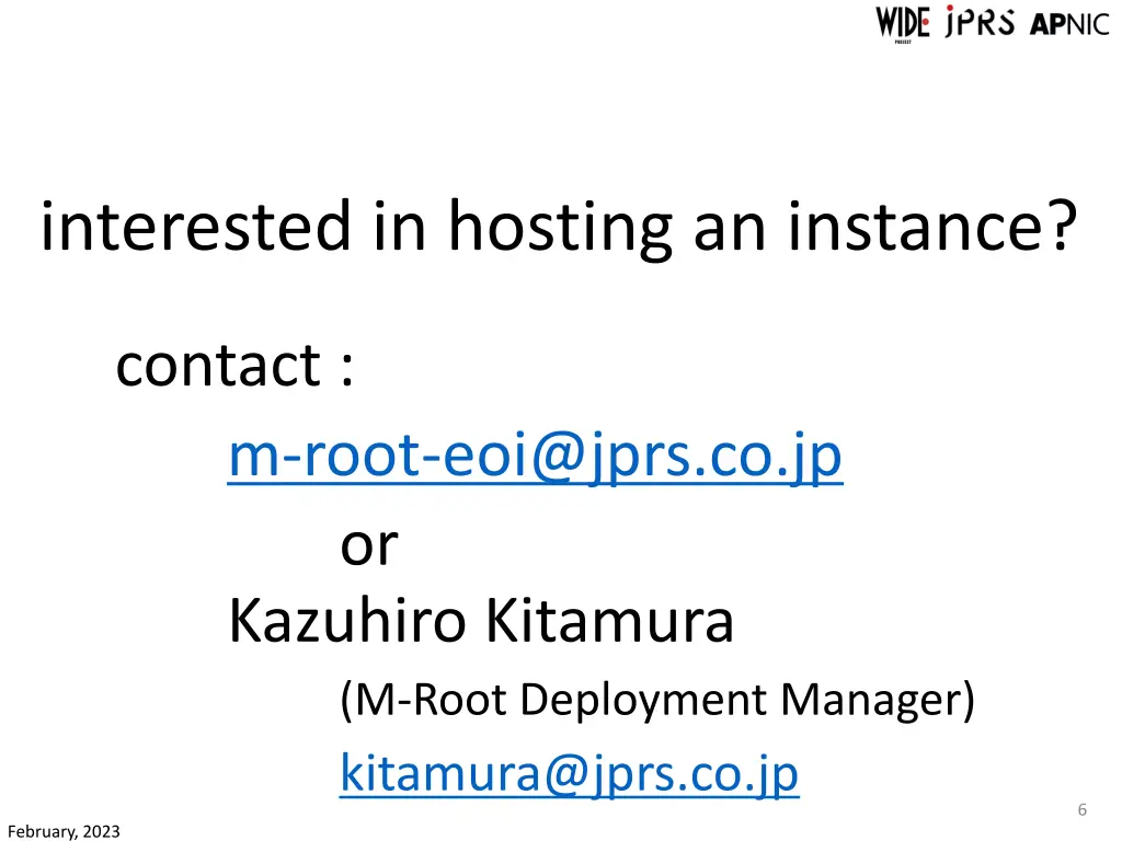 interested in hosting an instance
