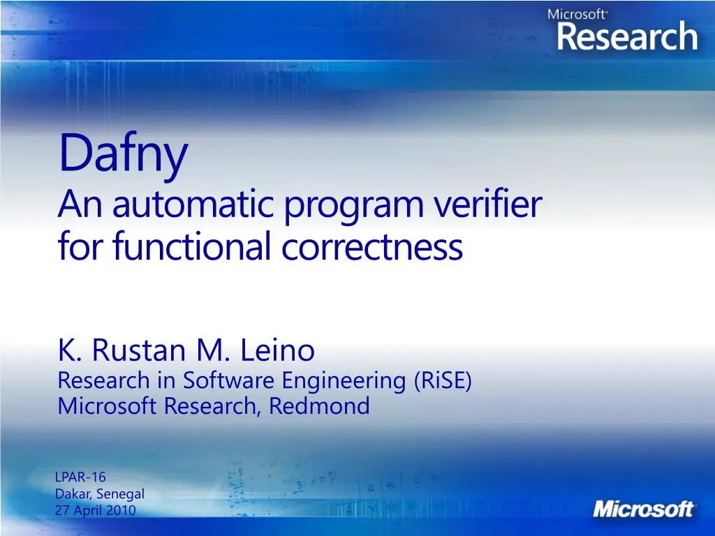 dafny an automatic program verifier