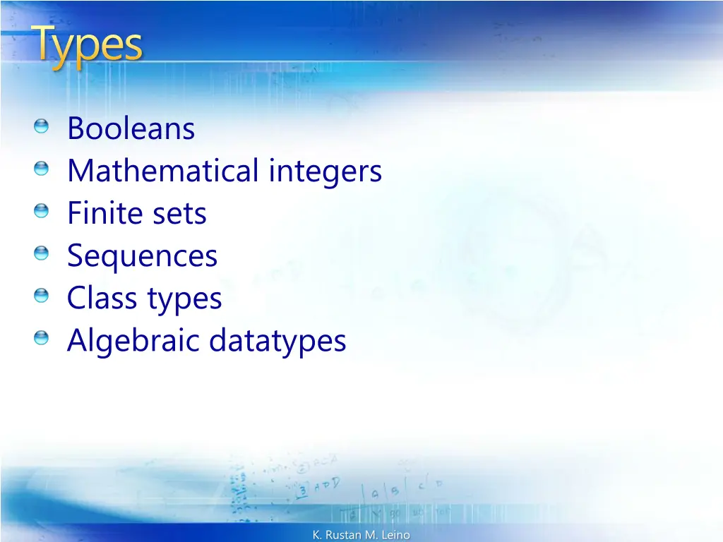 types