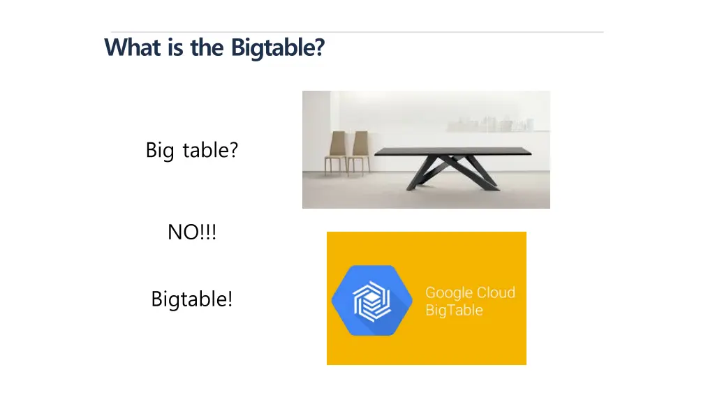 what is the bigtable