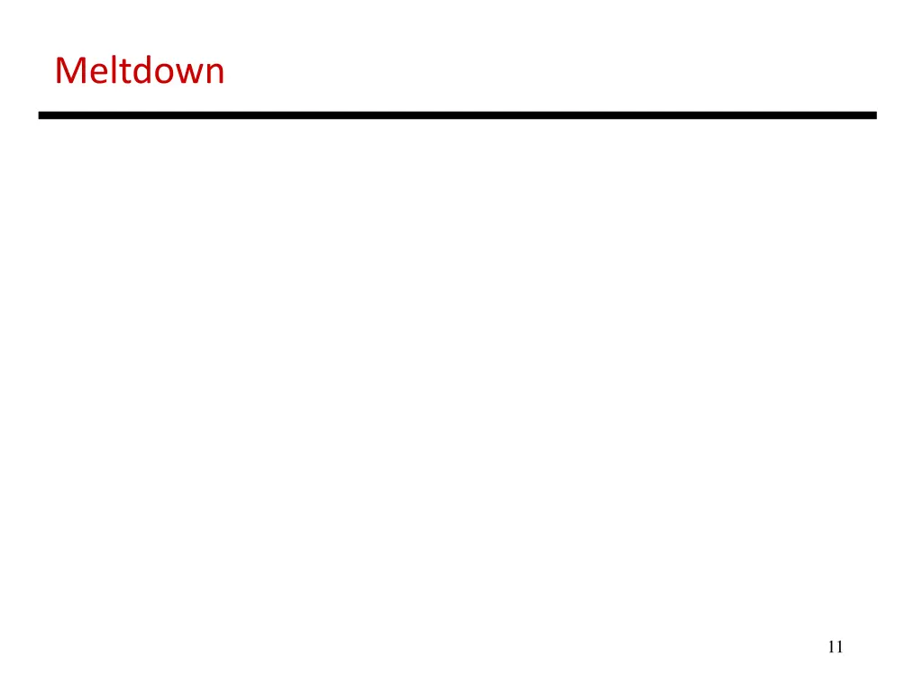 meltdown