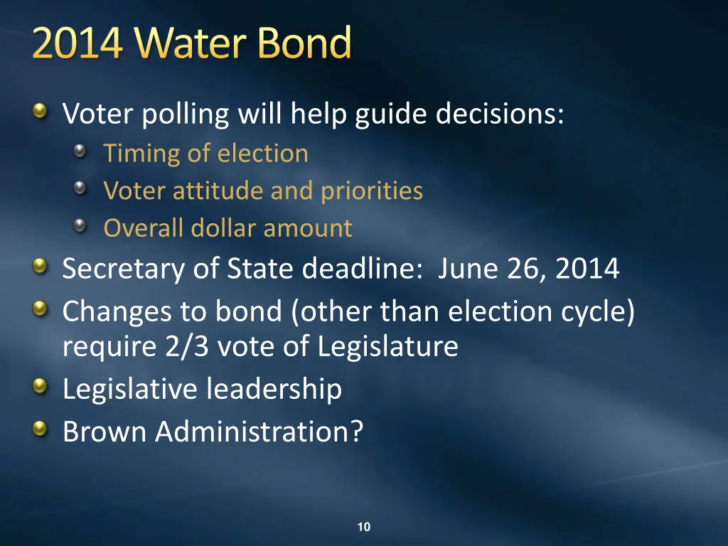 2014 water bond