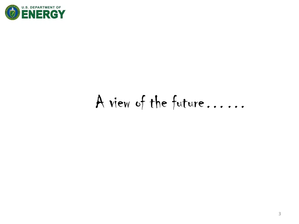 a view of the future