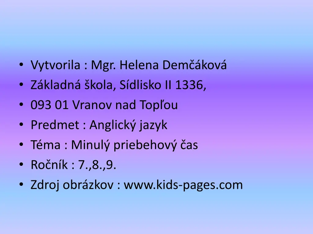 vytvorila mgr helena dem kov z kladn kola
