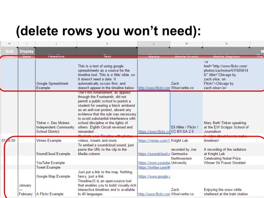 delete rows you won t need