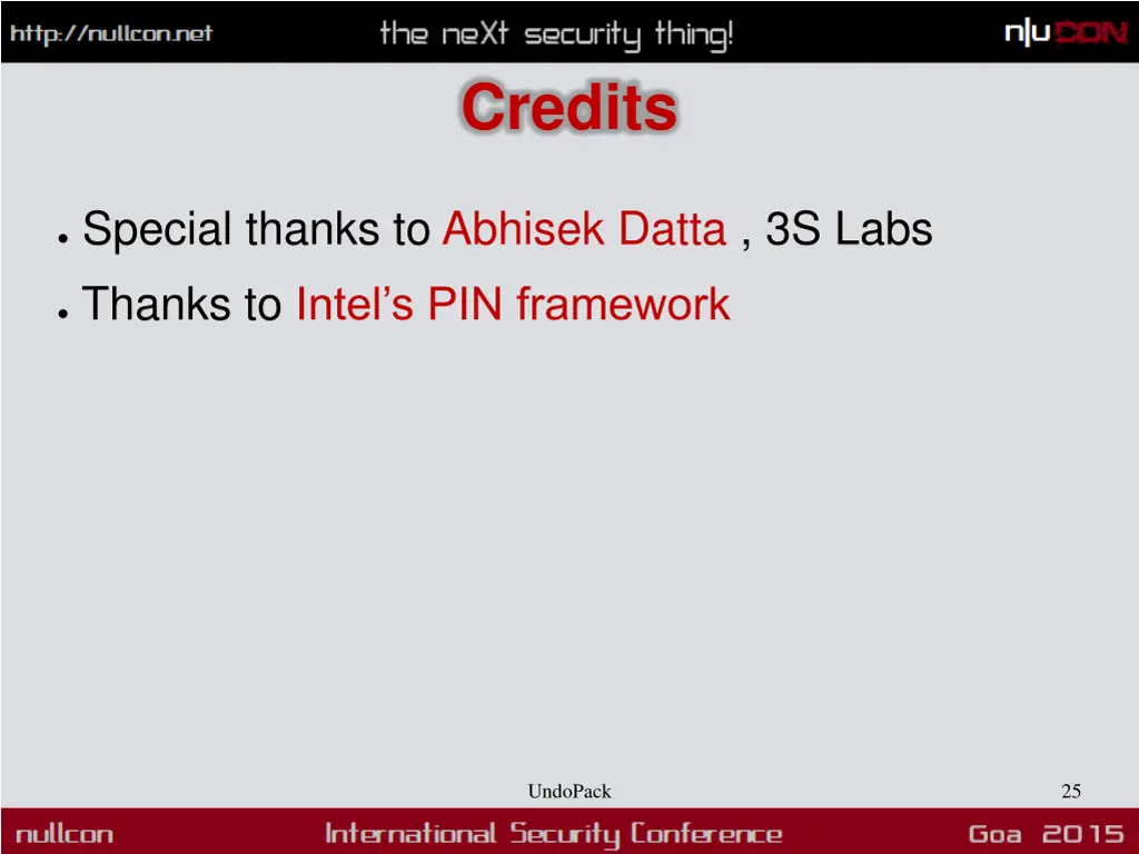 credits