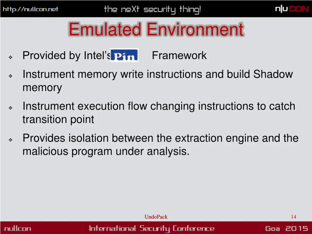 emulated environment