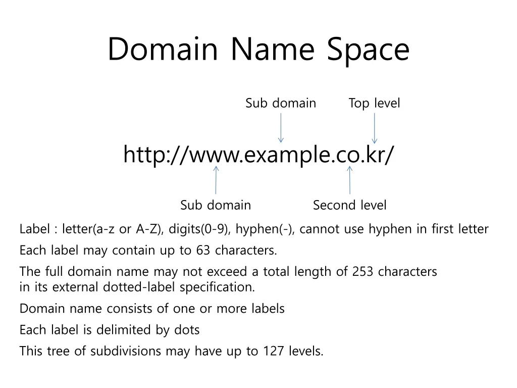 domain name space 3