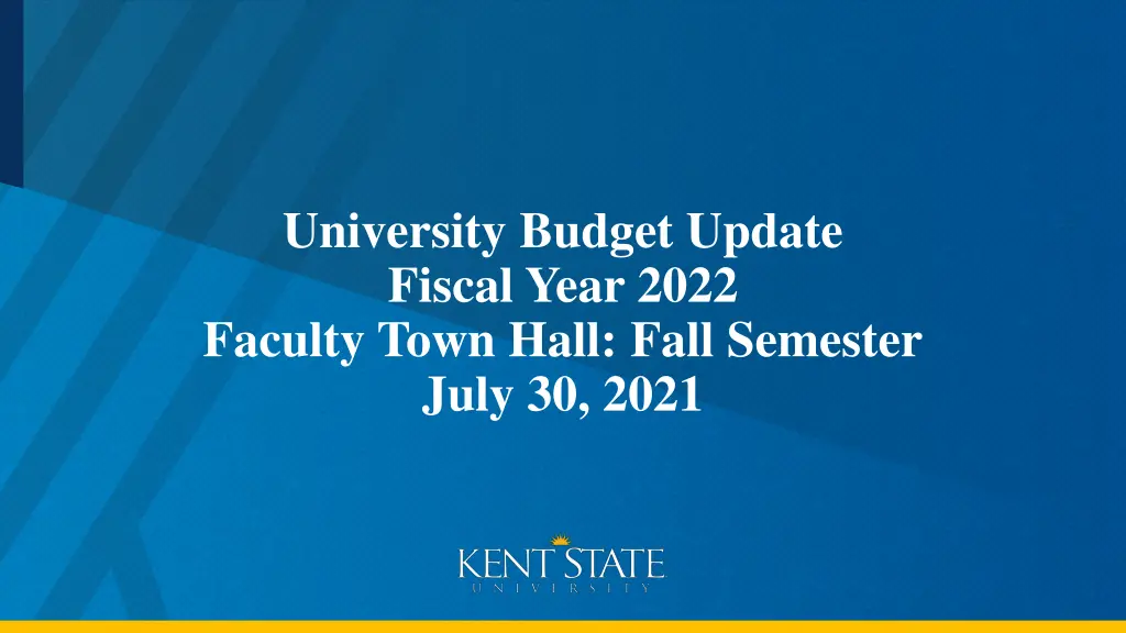 university budget update fiscal year 2022 faculty
