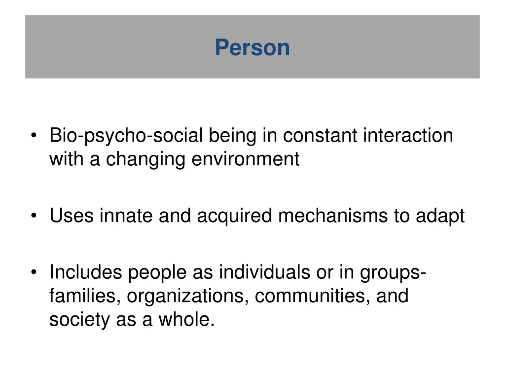 person