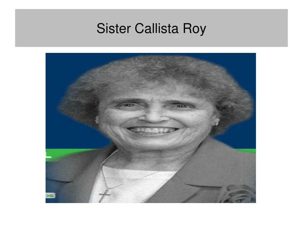 sister callista roy