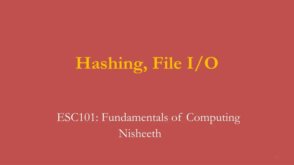 hashing file i o