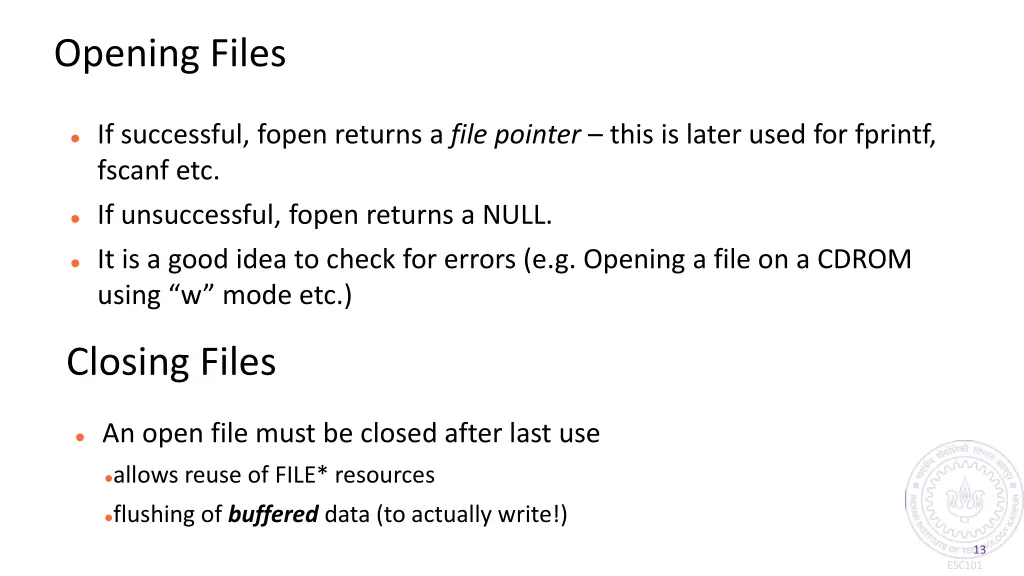 opening files 1